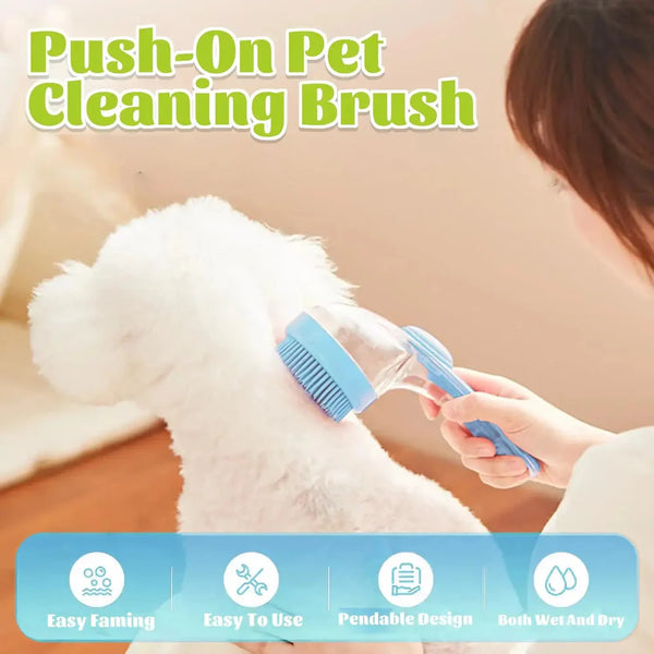 Easy Clean Pet Bath Brush