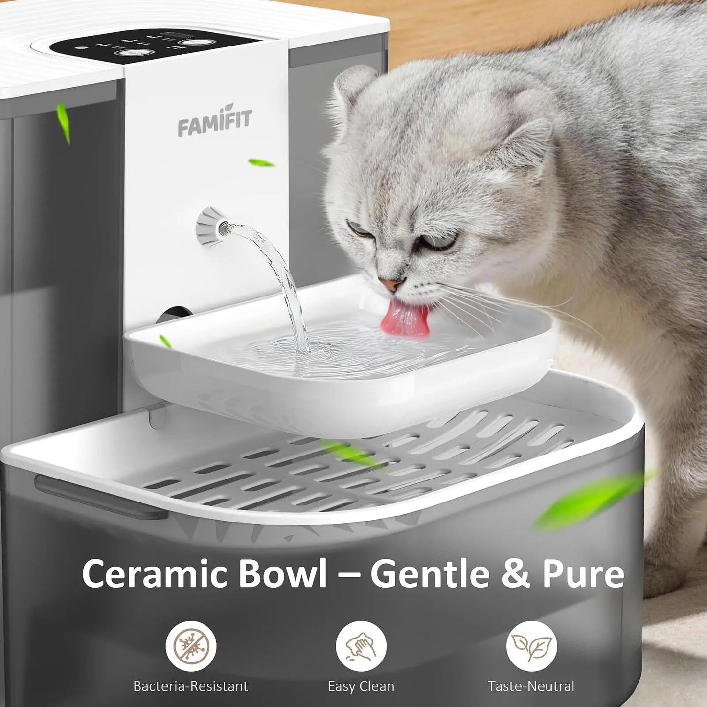 Whispering Cat Water Fountain